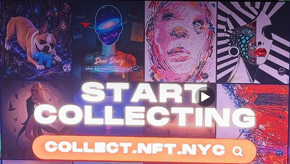 Cryptogenic Symbiosis — pantallas Times Square / collect.nft.nyc